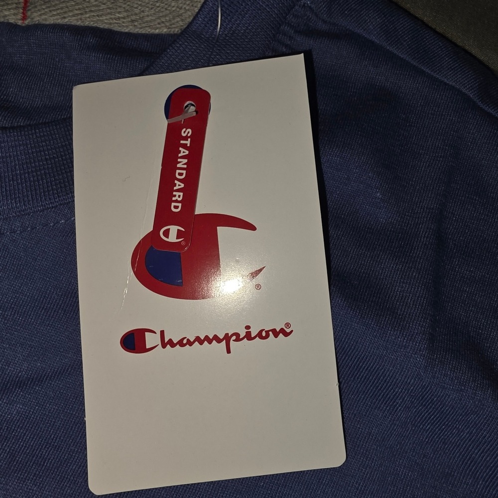 Champion Mens Graphic Tee Gray Blue Bulldog Mascot Short Sleeve XS CPM253TE27001 - Picture 5 of 7
